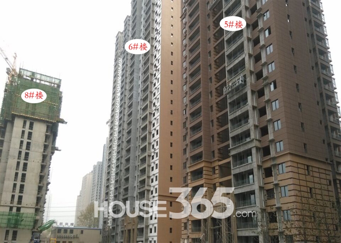 融尚中央住区5、6、8#楼施工进度（2015.04.07）