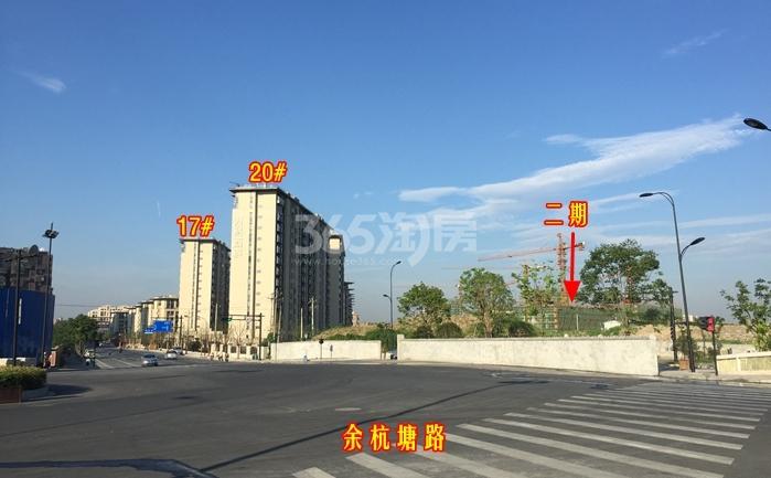 万科西庐一期、二期施工进程图（2015.7）