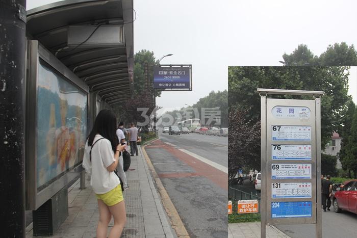 2015年7月融信蓝孔雀项目周边公交站