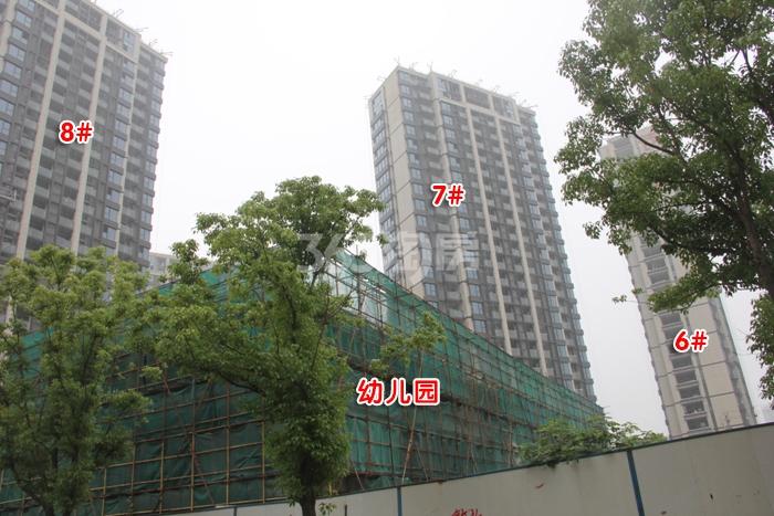 万科大家钱塘府6、7、8号楼施工实景图 2015年7月摄