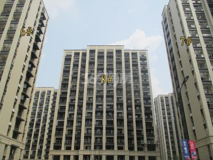 中大普升6、7、8号楼施工进度实景图 2015年8月摄
