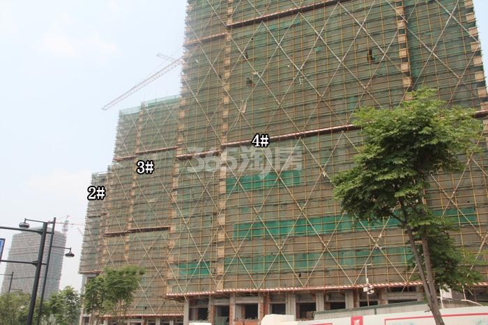 赞成首府项目2—4号楼施工进程图（2015.8）