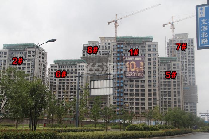 百翘香江1、2、5、6、7、8号楼施工实景图 2015.10摄