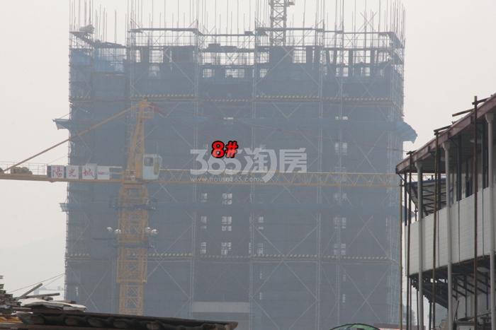 阳光城上府8号楼施工实景图 2015.10摄