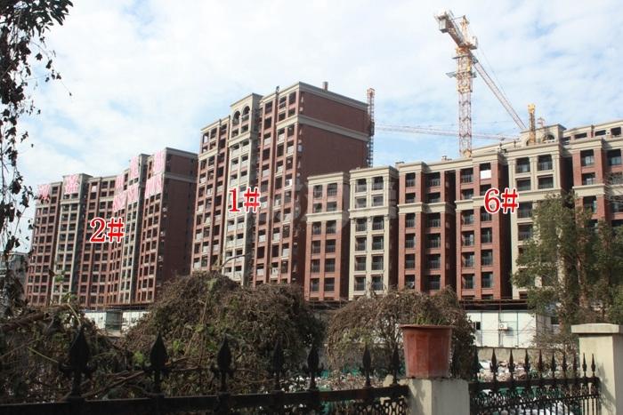 2015年12月汉嘉申花郡项目实景--1、2、6号楼