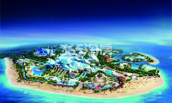 中国海南海花岛效果图