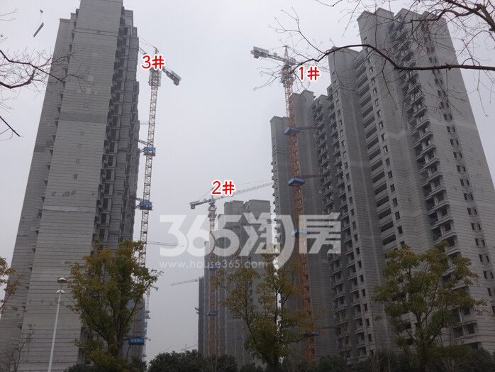 新城香悦澜山在建楼栋实景图（1.20）